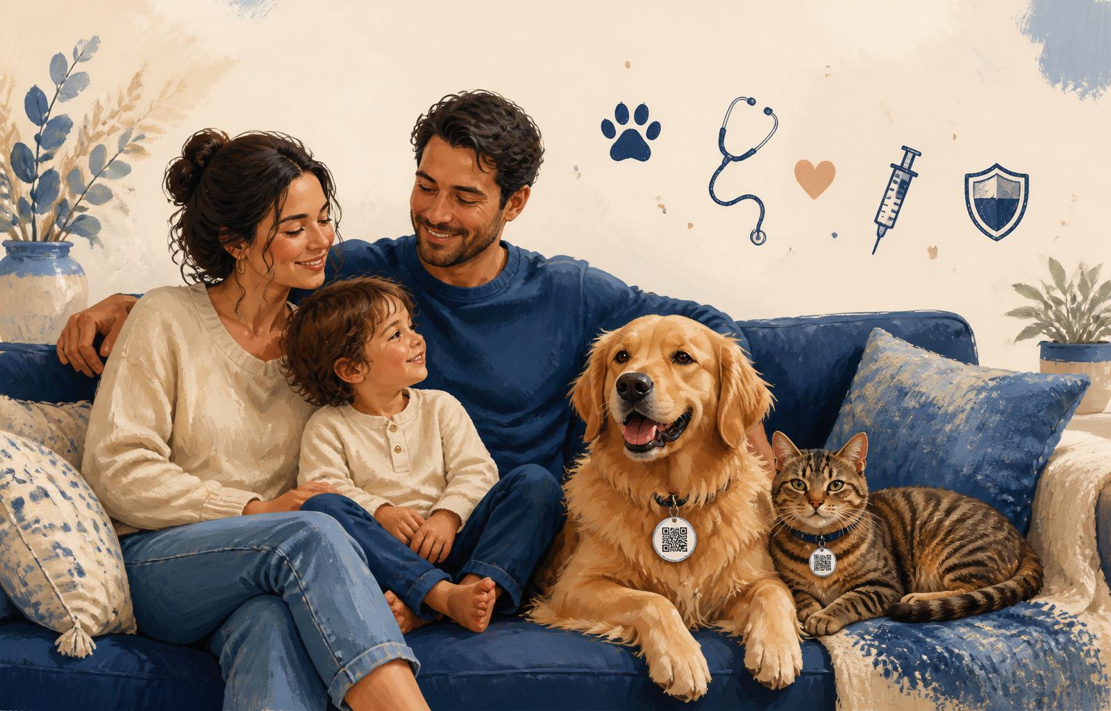 Because your pets are family too — collar to cardiogram.